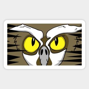 Cunning Owl Eyes Magnet